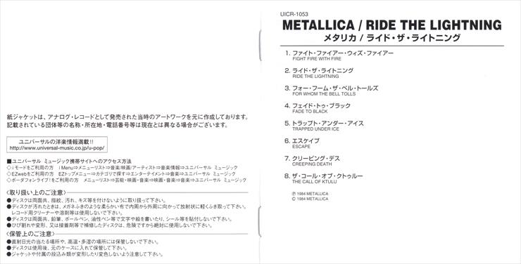 1984 - Ride the lightningl Japanese edition 2006 - Ride The Lightning-JP-Booklet_01.jpg