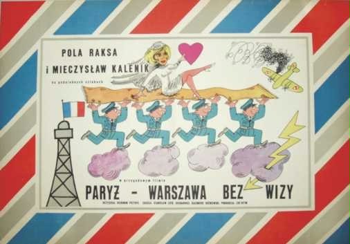 Plakaty 1961-1970 - Paryż - Warszawa bez wizy 1967 - plakat.jpg