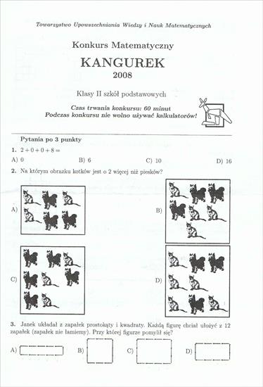 konkursy matematyczne - Kangurek-2008-001.jpg