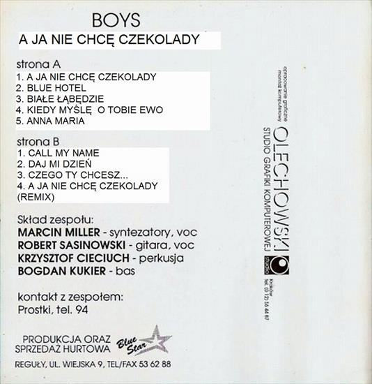 Boys - BOYS - A JA NIE CHCĘ CZEKOLADY.jpeg