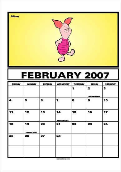 Kalendarz Disney - Disney Calendar 2007-2.jpg