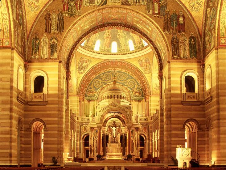 Sławne   miejsca - Sanctuary, New Cathedral, St. Louis, Missouri.jpg