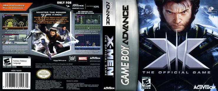  Covers Game Boy Advance - X-Men 3 The Official Game Game Boy Advance gba - Cover.jpg