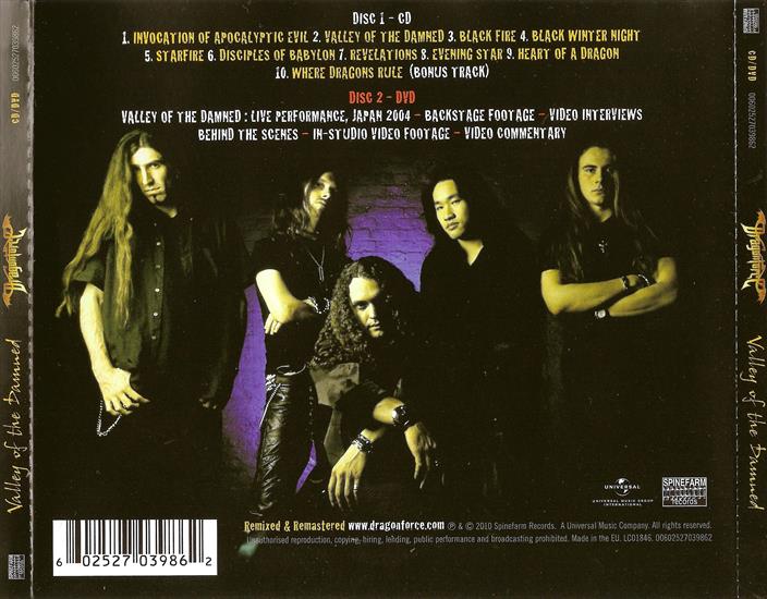 2003 Dragonforce - Valley Of The Damned 2010 Remix  Remaster Flac - Back.jpg