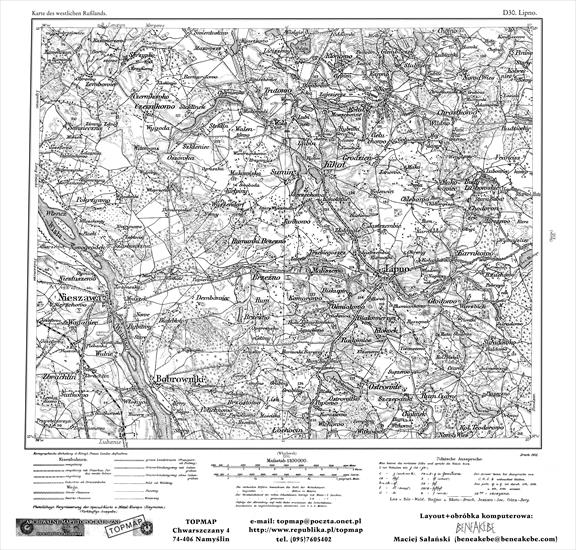 Mapy topograficzne Zaboru Rosyjskiego 1-100 000 z 1915r - D30.tif