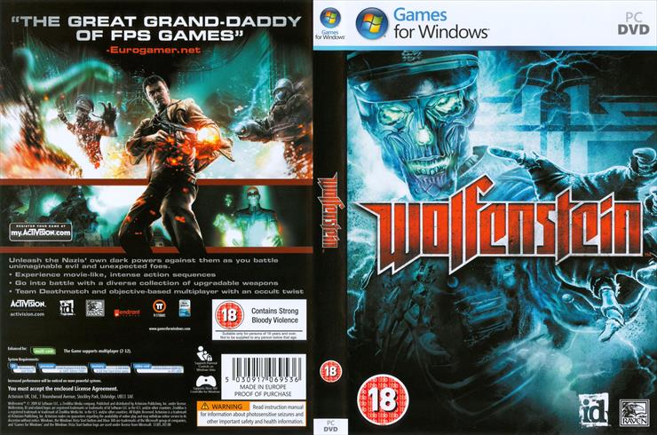 OKŁADKI DO GIER - Wolfenstein_2009-front.jpg