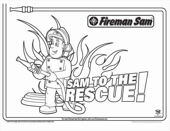 strażak sam - Strażak Sam - kolorowanka 46.GIF