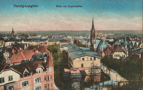 wrzeszcz langfuhr - Panorama Wrzeszcza ze wzgórza Zinglera Langfuhr - Blick von Zinglershhe9.jpg