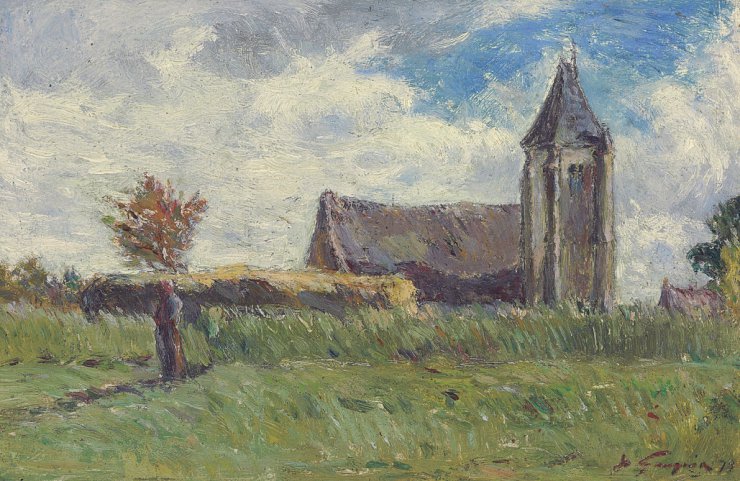 Gauguin Paul 1848-1903 - The Church in a Country, 1879.jpg