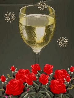 Kieliszki, szampany png - alkohole migajacy szampan12311.gif