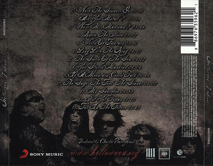 Helloween - 2010 7 Sinners - Album  Helloween - 7 Sinners back.jpg