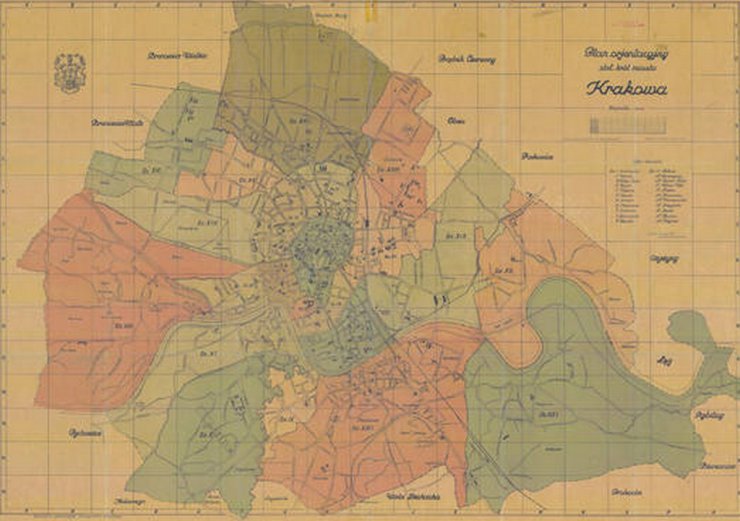 Historia Krakowa - Plan Krakowa - 1925.jpg