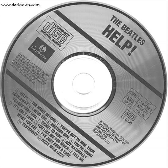 The Beatles - 1965 - Help - The Beatles - Help - CD.JPG