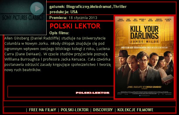 POLSKI-LEKTOR - Na Śmierć i Życie Kill Your Darlings 2013.jpg