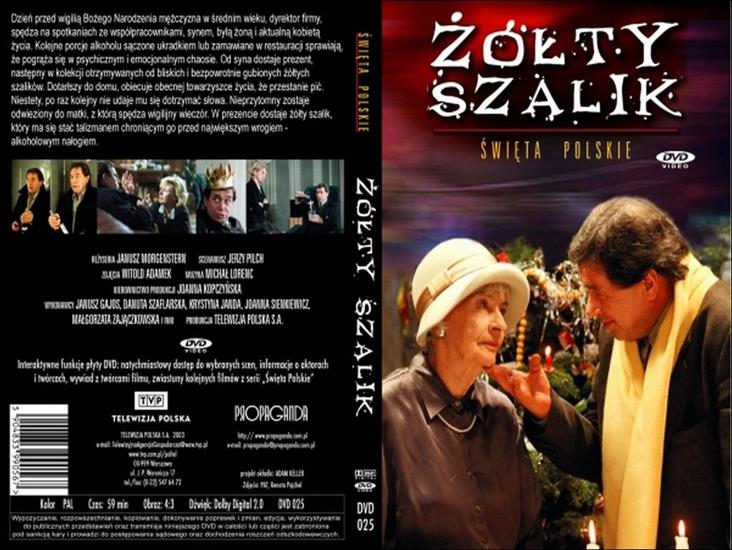 Okładki DVD filmów polskich - Żółty szalik ver. 2.jpg