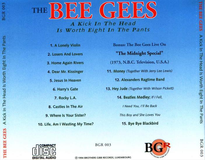 BEE GEES - Bee Gees - A Kick In The Head - Back.jpg
