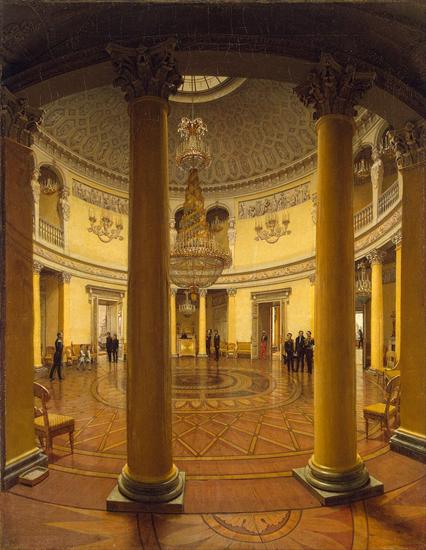 T - Tukharinov Yefim - Interiors of the Winter Palace. The Rotunda - JRX-2434.jpg