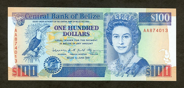 Belize - BelizeP57b-100Dollars-1991-donated_f.jpg