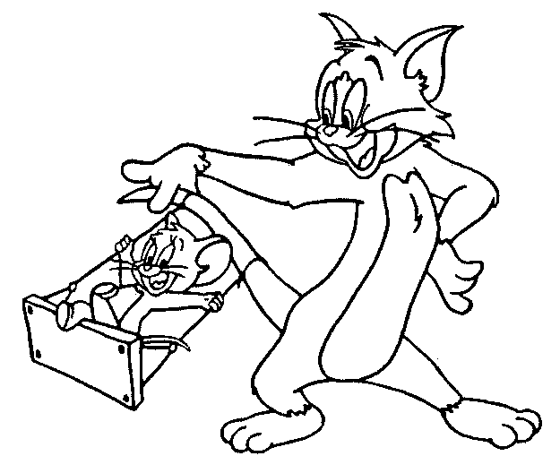 Tom  Jerry - Tom Jerry - kolorowanka 94.gif
