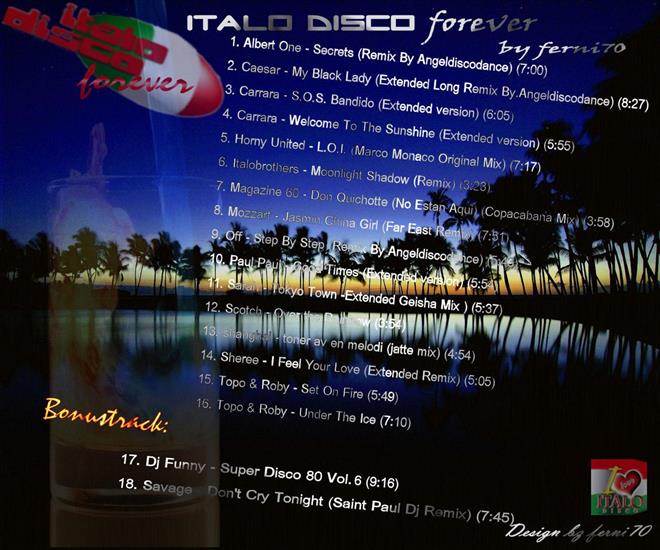 VA - Italo Disco Forever vol.201 - italo Disco forever vol.201 Back.jpg