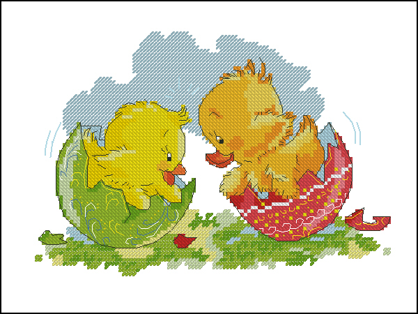 VELIKONOCE - Easter chick and duckling.jpg
