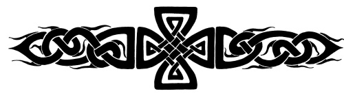 tatuaże - opaska celtycka i krzyz.jpg