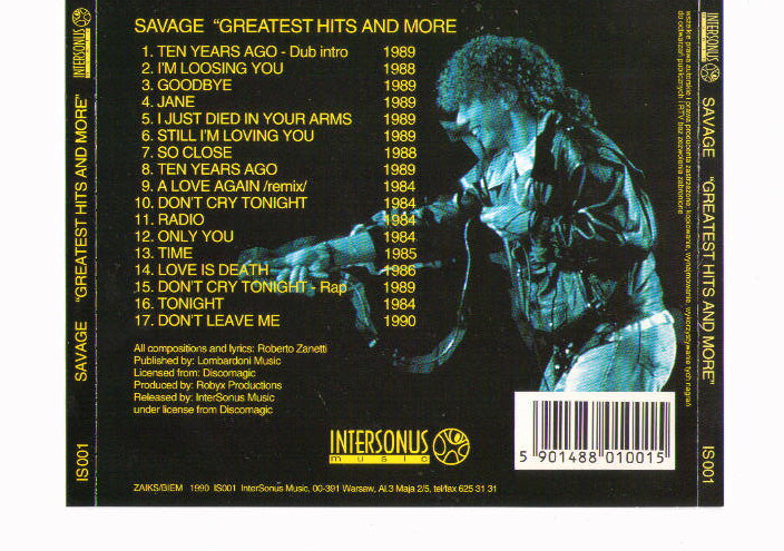 Savage-Greates Hits - Savage - Greatest Hits And More 1990-Back Funky Freak.jpg