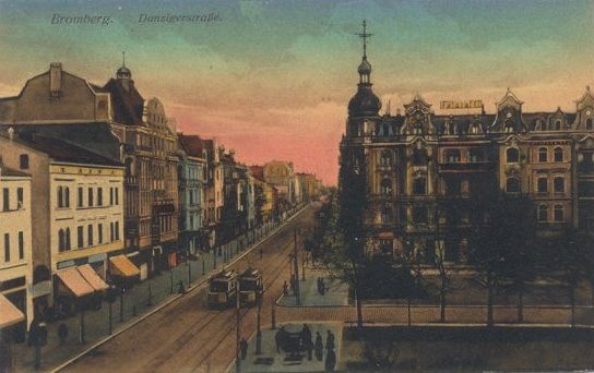 Bydgoszcz na starej fotografii - Ul.Gdańska i Pl.Wolności.jpg