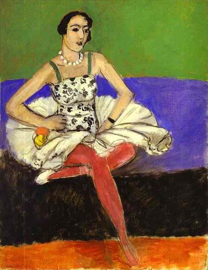 Henry Matisse - Henri Matisse - The Ballet Dancer. La danseuse.JPG