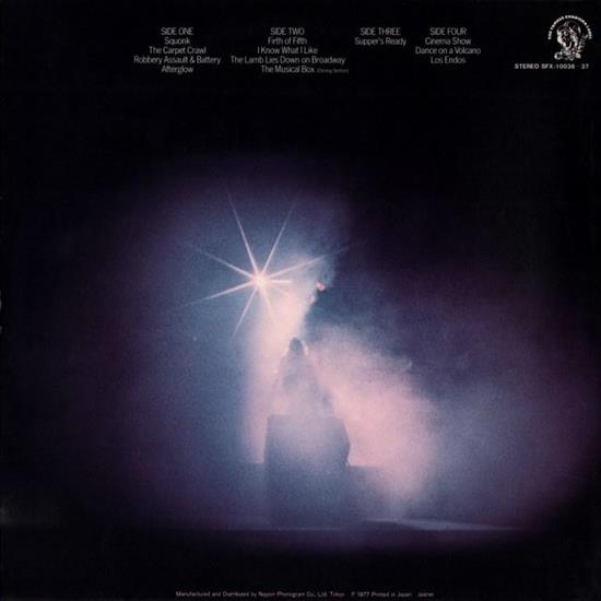 Genesis - Seconds Out Nippon Phonogram Vinyl Rip flac - Rear Cover1.jpg