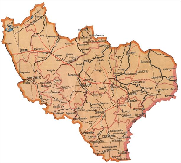 mapy Europa , Polska - wolynskie1.gif