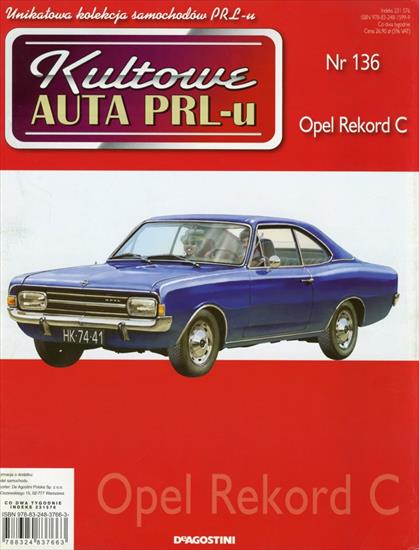 Kultowe Auta PRL-u - Kultowe Auta PRL-u 136 - Opel Rekord C.jpg
