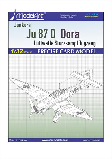 MA - Junkers Ju 87 D Dora niemiecki bombowiec nurkujący z II wojny światowej scale 1-32 - 01.jpg
