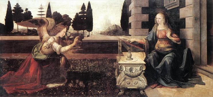 1. 1452 - 1519, Leonardo da Vinci - L. da Vinci, 1570-73, Zwiastowanie.jpg