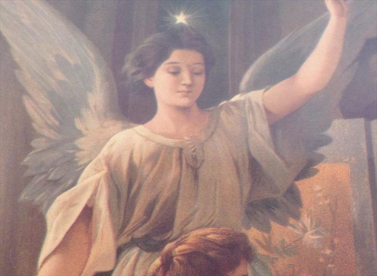 Anioły w Obrazach - prs585-victorian-lithograph-print-angel-at-prayer-time-children-at-bedtime-12-x-16-new-2.jpg