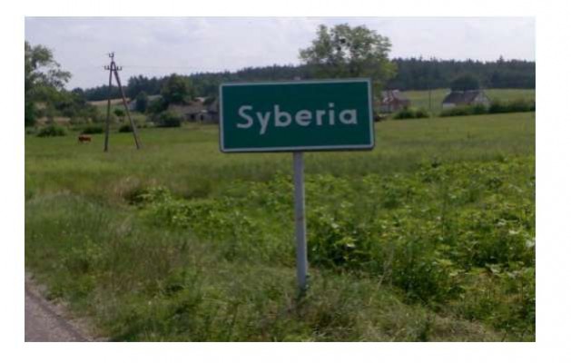 Najdziwniejsze nazwy miejscowości w Polsce - Syberia1.jpg