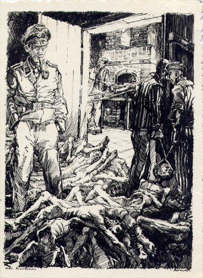 -          Niesamowite rysunki  namacalne świadectwo bestialskich niemieckich zbrodni w Auschwitz - oswiecim-06.bmp