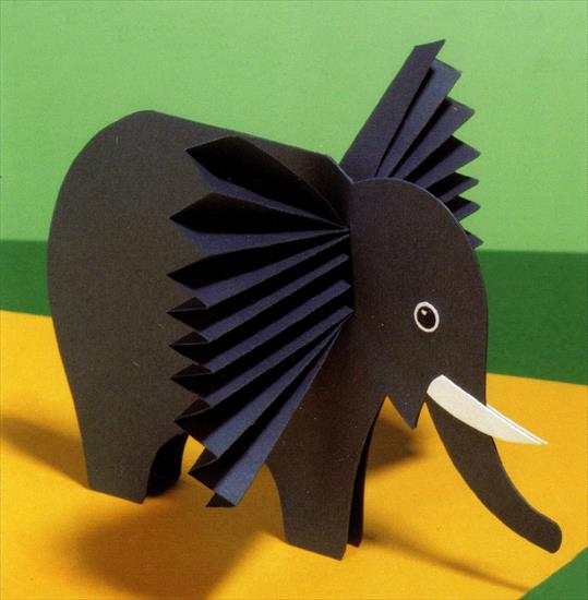 origami-kirigami i inne składanki - 1 slon.jpg