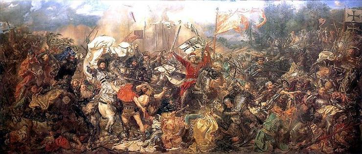 Grunwald 1410 - bitwa - Bitwa pod Grunwaldem na obrazie Jana Matejk.jpg