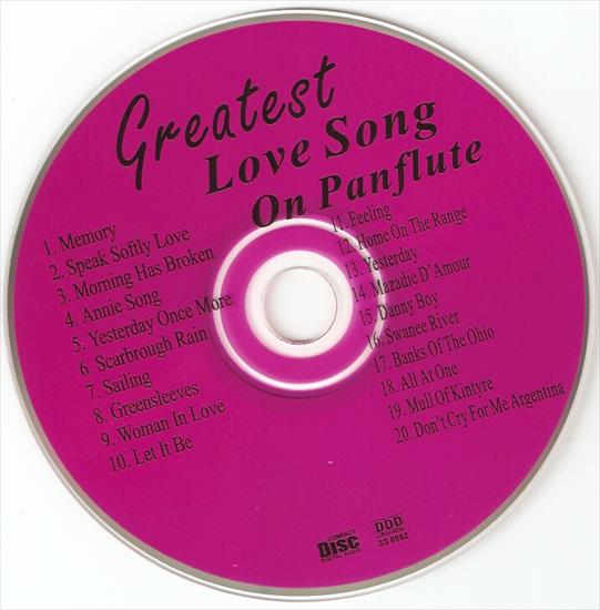 Greatest Love Song On Pan flute - VA - Greatest Love Song On Pan flute 2.jpg