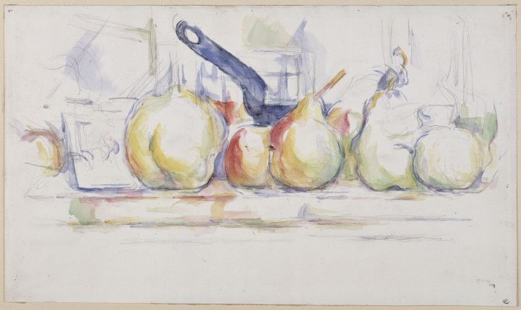 Paul Cezanne Paintings 1839-1906 Art nrg - Apples, Pears and Saucepot, 1900.jpg