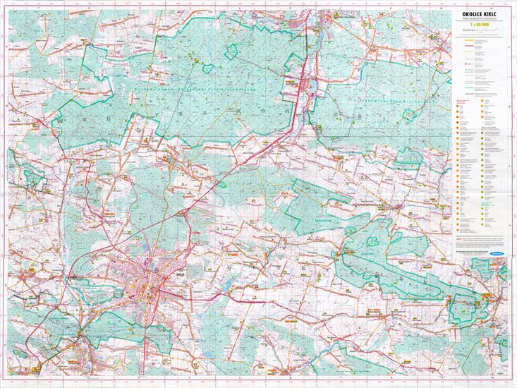 Mapy współczesne Polska - okolice_kielc_50000.tif