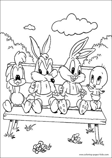 Bugs Bunny I Przyjaciele - Bugs - kolorowanka 1.gif