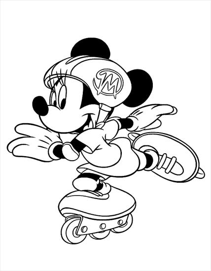 Myszka Minnie - Myszka Minnie - kolorowanka 10.gif