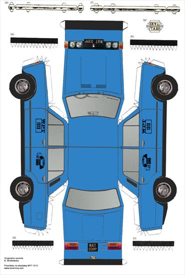 Model  samochody - zmiennicy-model-kartonowy-niebieska_1313-oznakowanie_czarne.jpg