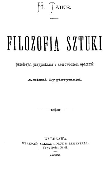 ANGIELSKA Literatura - Taine H - FILOZOFIA SZTUKI.tif